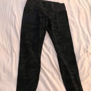 Lululemon grey Camo high waisted leggings